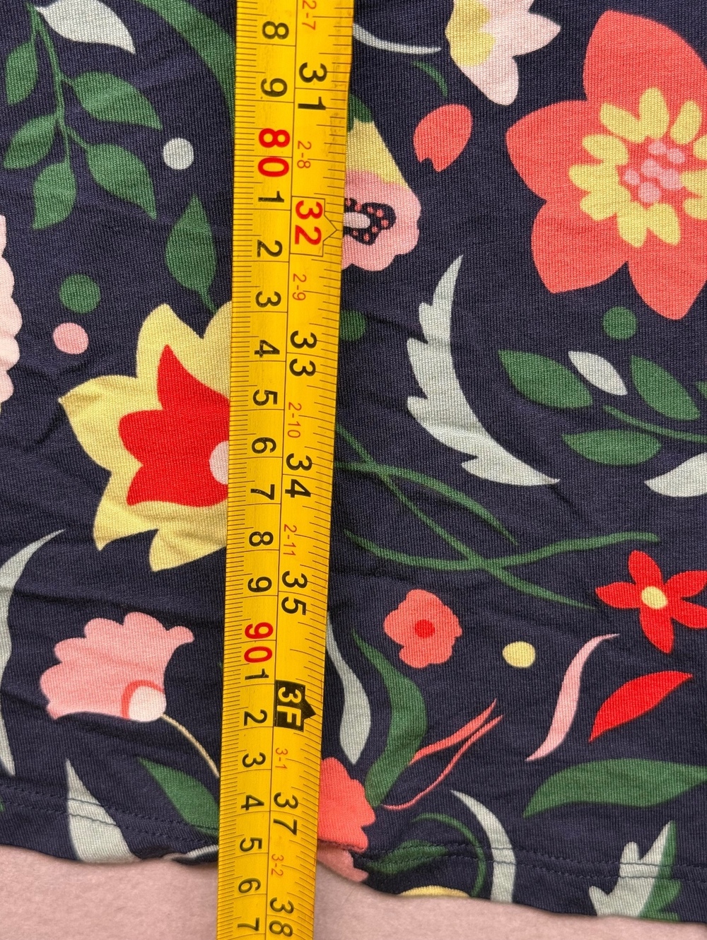 Boden Floral Dress Women Regular 12 Navy Casual - Picture 10 of 13